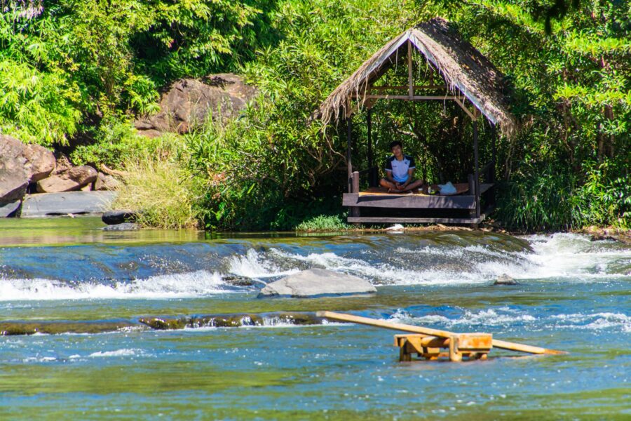 cabane a pique nique tad koy loy champassak laos