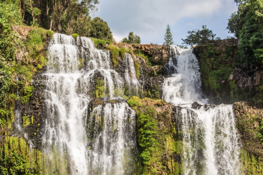 detail cascade de tad yuang plateau des bolovens laos