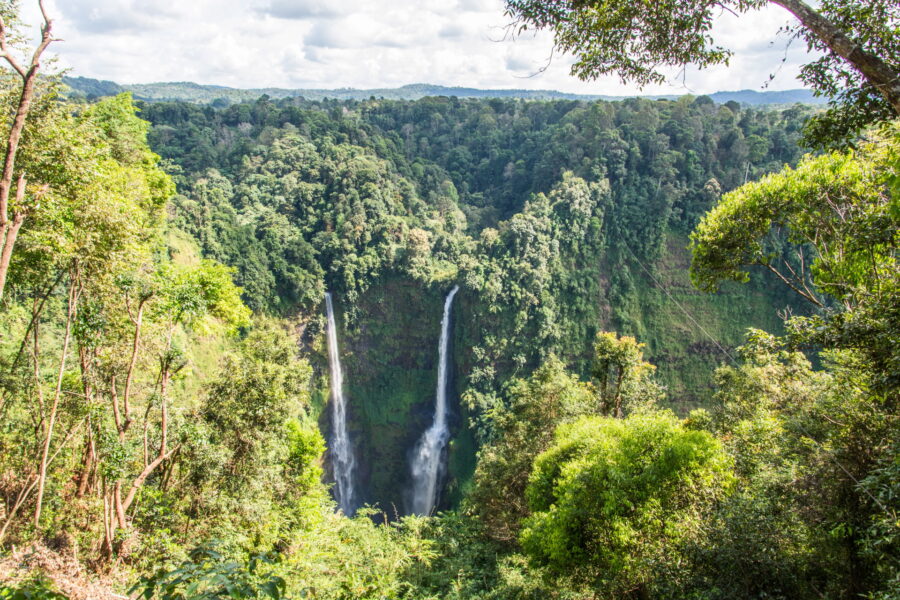 double chute de tad fane plateau des bolovens laos