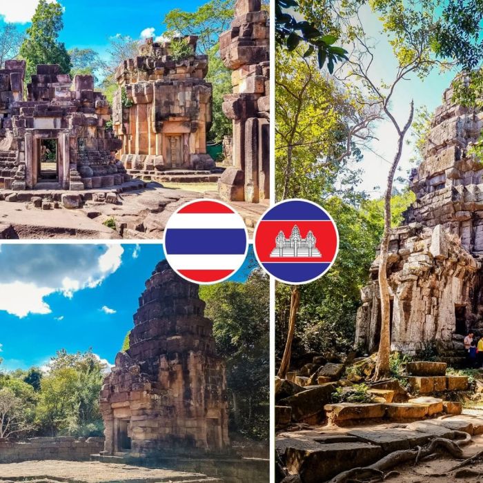 Frontière Thaïlande-Cambodge : les temples oubliés de Prasat Ta Muan et Ta Khwai