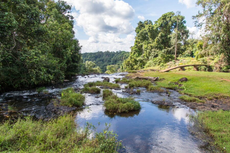 zone haut cascade de tad yuang plateau des bolovens laos