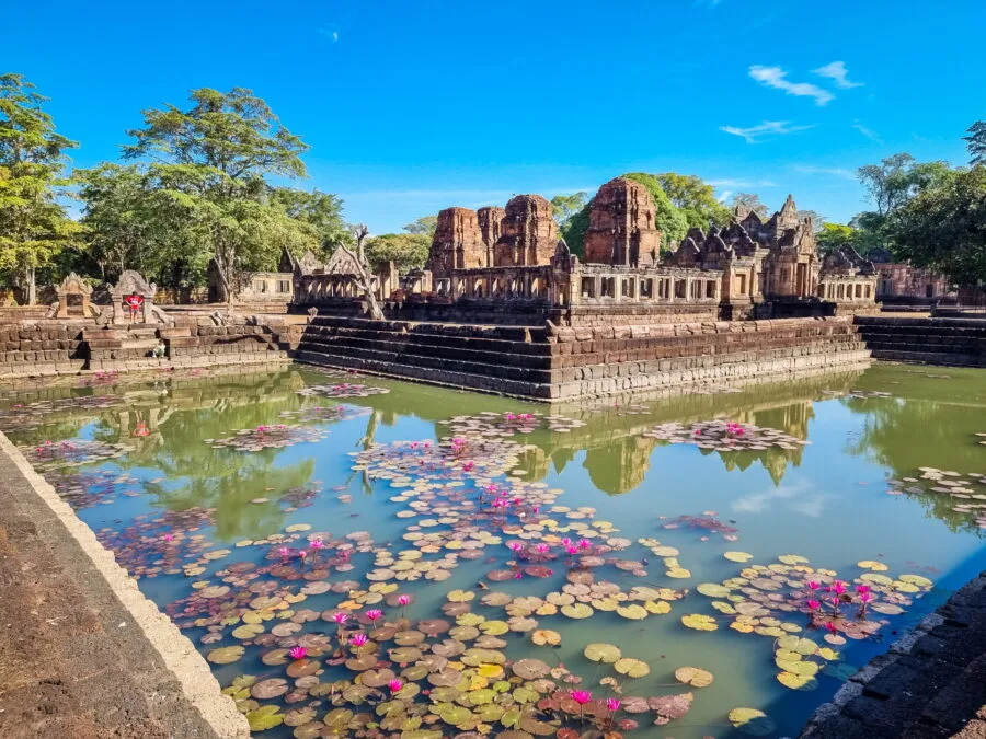basin around prasat muang tam buriram