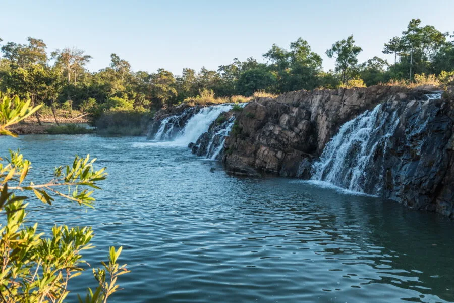 tad faek waterfall bolovens laos