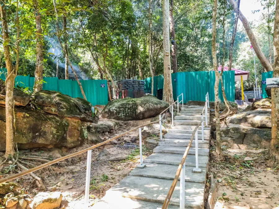 access path to Prasat Ta Kwai, Thailand-Cambodia border