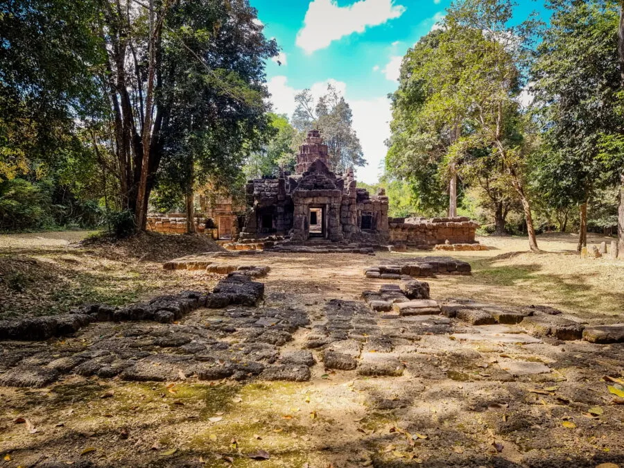 entrance to the Prasat Ta Muan Tot enclosure in Surin Province, Thailand