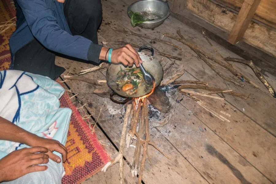 extra evening meal at Captain Hook Laos.
