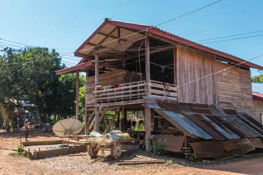 house in ban khiet ngong laos