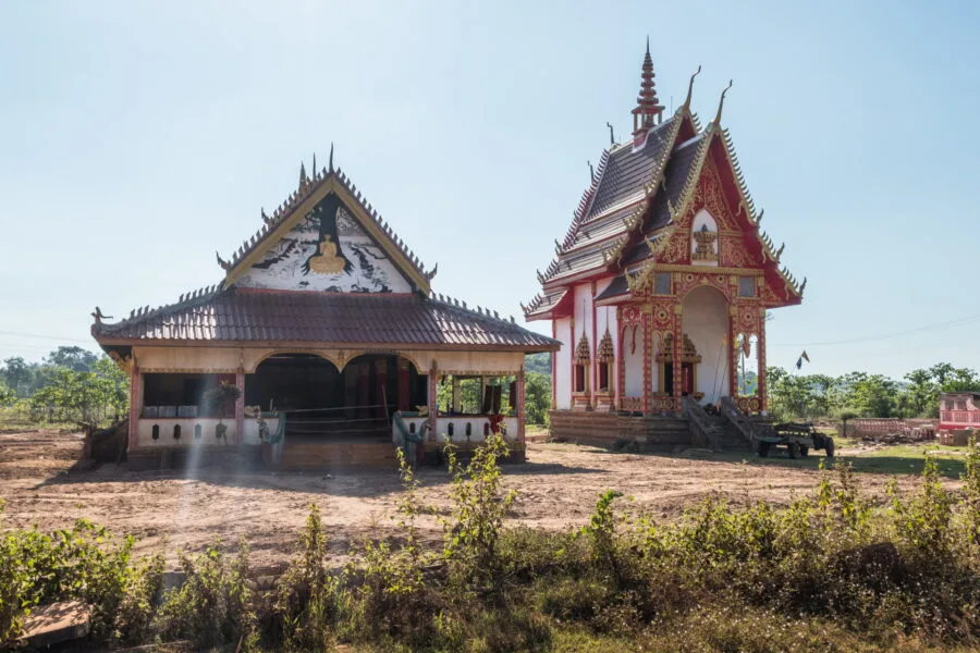 small temple on the way to tad sepa and sae pong lai waterfall laos