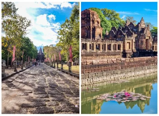 prasat phanom rung and prasat muang tam