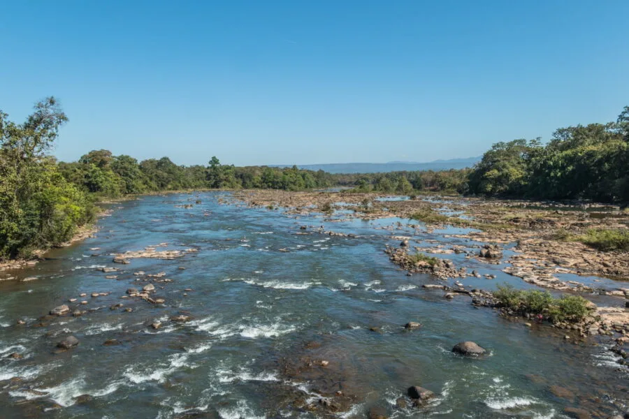 river xe khong tad hua khon south laos