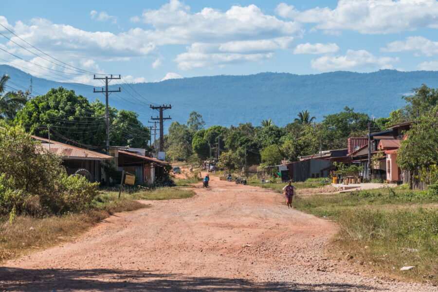 route entre attapeu et sanamxai sud laos