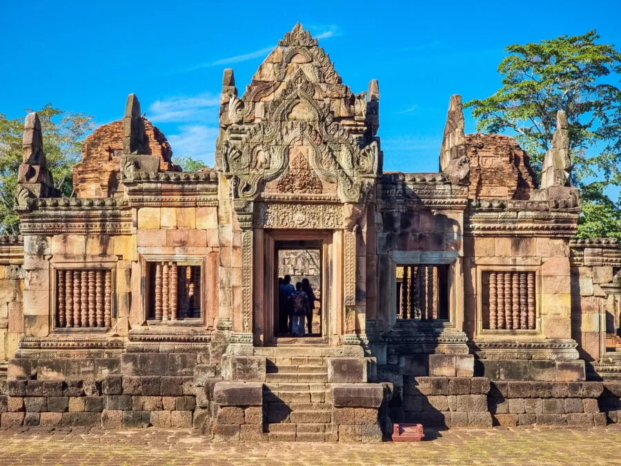 a gopura of prasat muang tam buriram