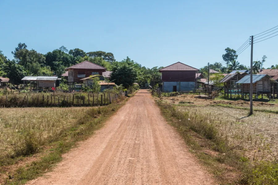 village of ban khiet ngong laos