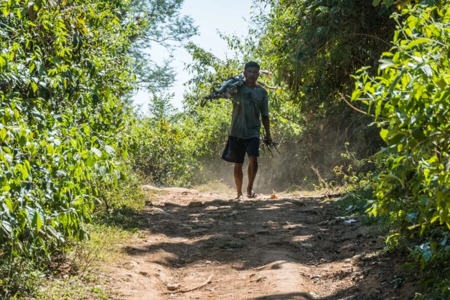 villagers in ban khiet ngong laos