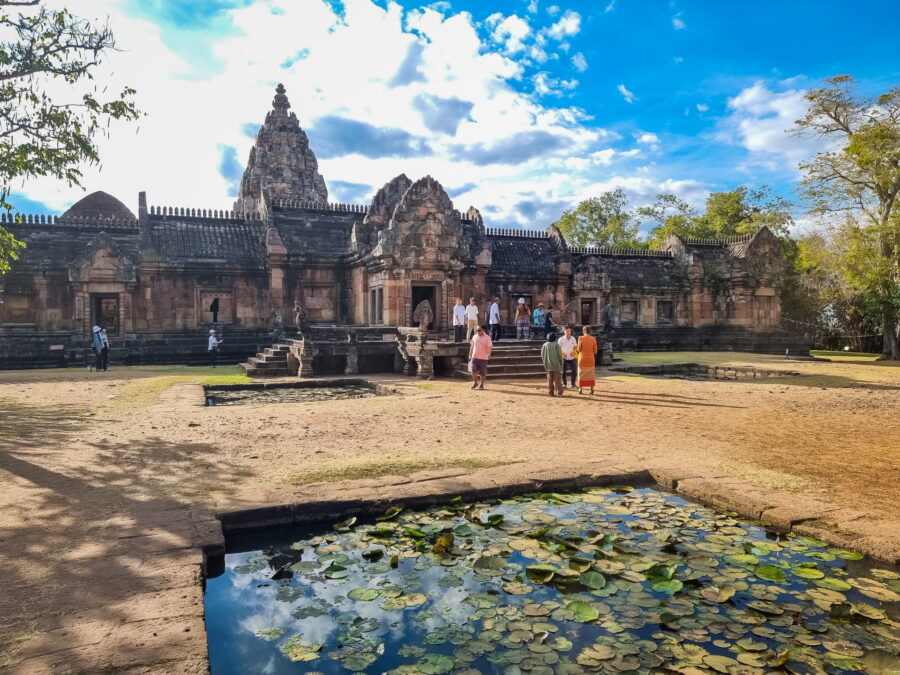 vue ensemble entree prasat phanom rung buriram