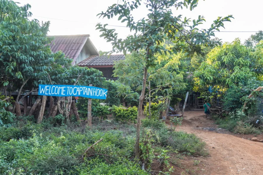 welcome to captain hook homestay kok phoung tai laos