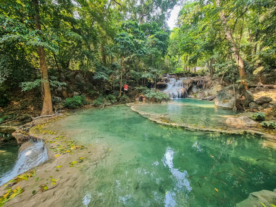 1er niveau lai kung rang parc national erawan kanchanaburi