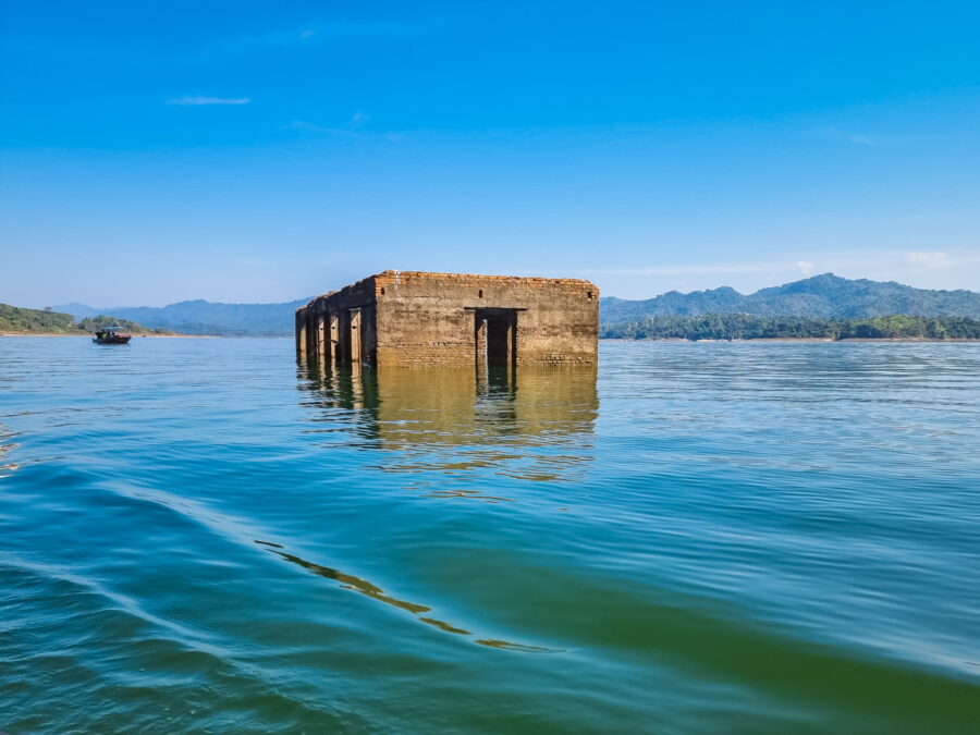 annexe temple immergé lac sangkhlaburi