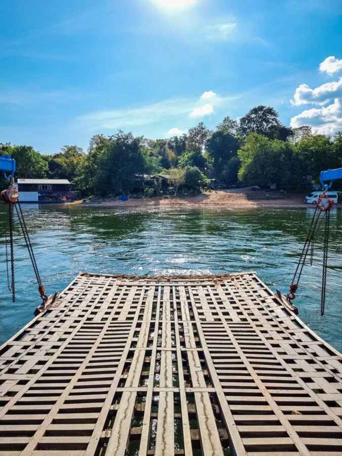 depart ferry local lac srinagarind kanchanaburi