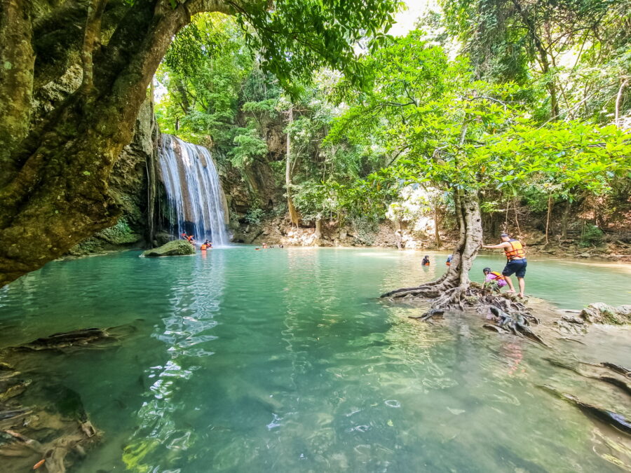 niveau 3 pha nam tok parc national erawan kanchanaburi