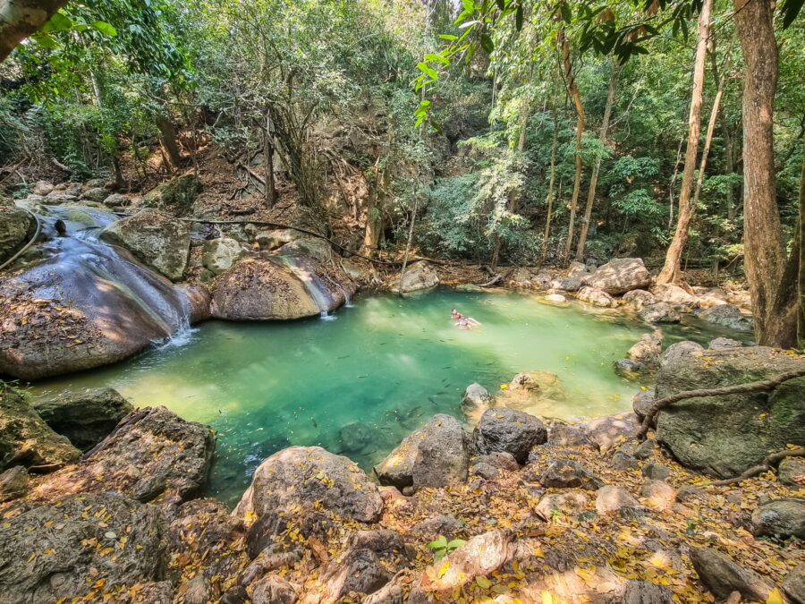 niveau 4 ok nang phee sue parc national erawan kanchanaburi