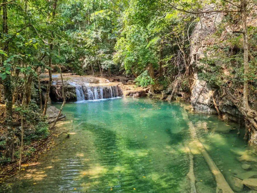 niveau intermediaire entre 2 et 3 parc national erawan kanchanaburi