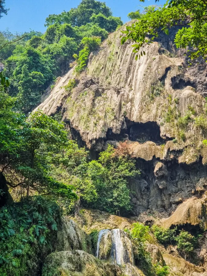 sommet niveau 7 parc national erawan kanchanaburi