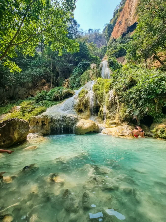 vue cascade niveau 7 parc national erawan kanchanaburi