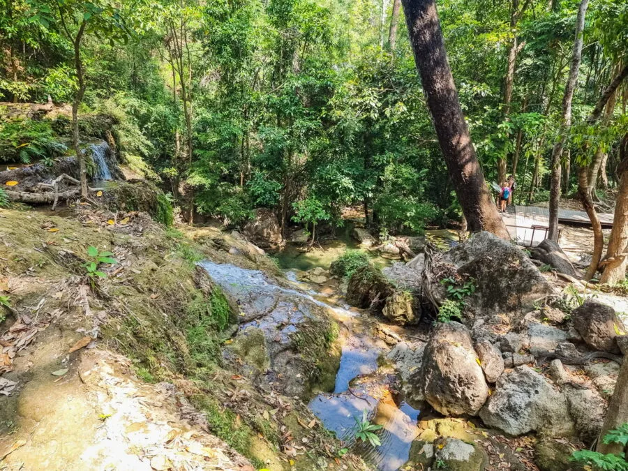 vue depuis le niveau 6 parc national erawan kanchanaburi