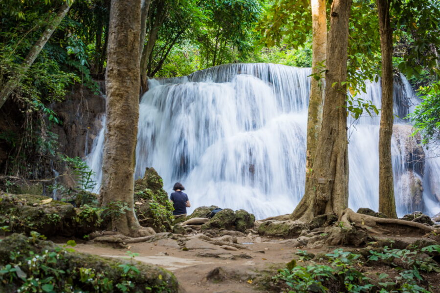 vue sur niveau 3 – wang na pha huay mae khamin kanchanaburi