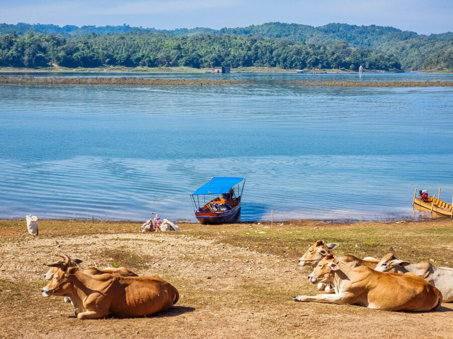 zone accostage wat somdet balade lac sangkhlaburi