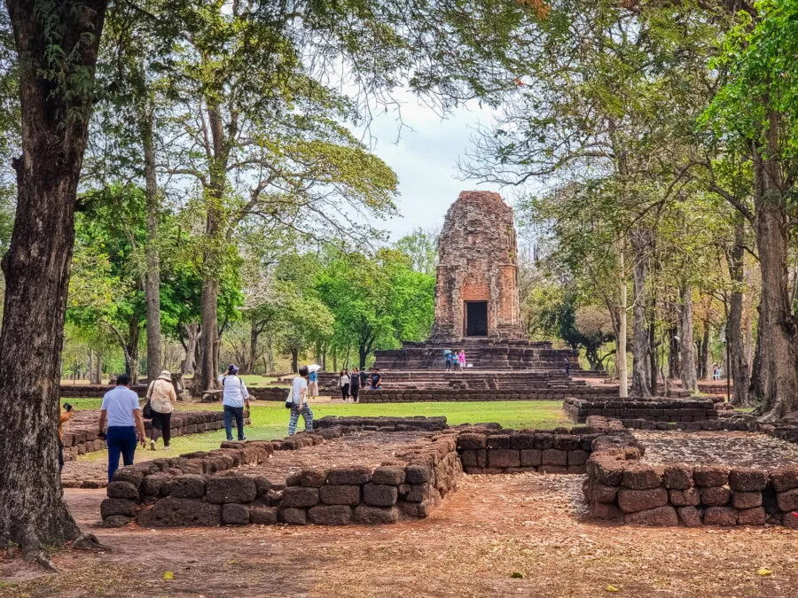 prang si thep historical park of si thep phetchabun