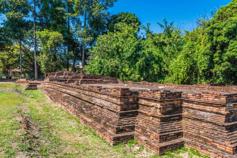 wat phaya mangrai wiang kum kam chiang mai