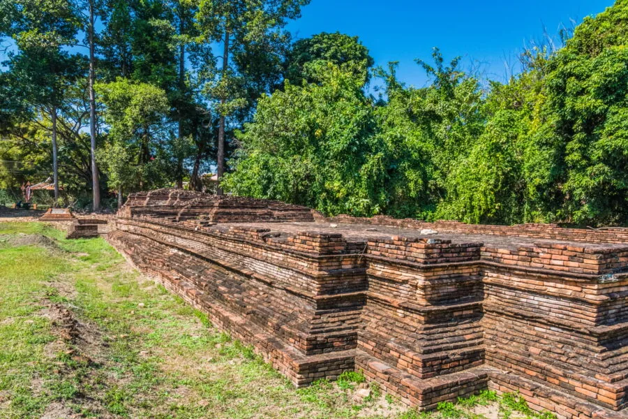 wat phaya mangrai wiang kum kam chiang mai