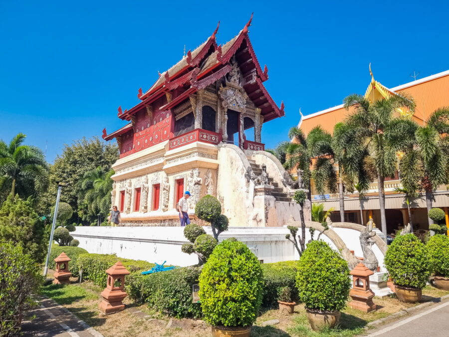 Ho Trai Library at Wat Phra Singh Chiang Mai