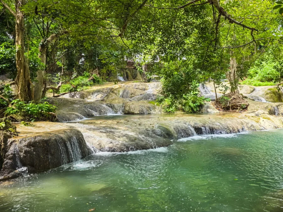 namtok wang kan lueang waterfall lopburi province