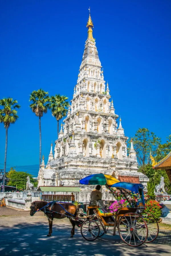 chedi at wat chedi liam wiang kum kam chiang mai