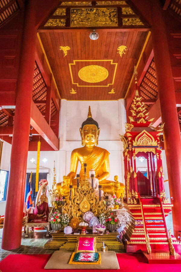 Interior of Wat Jetlin, Chiang Mai Old Town