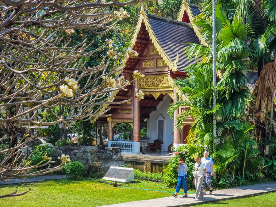 small ubsosot at wat chiang mai old town chiang mai