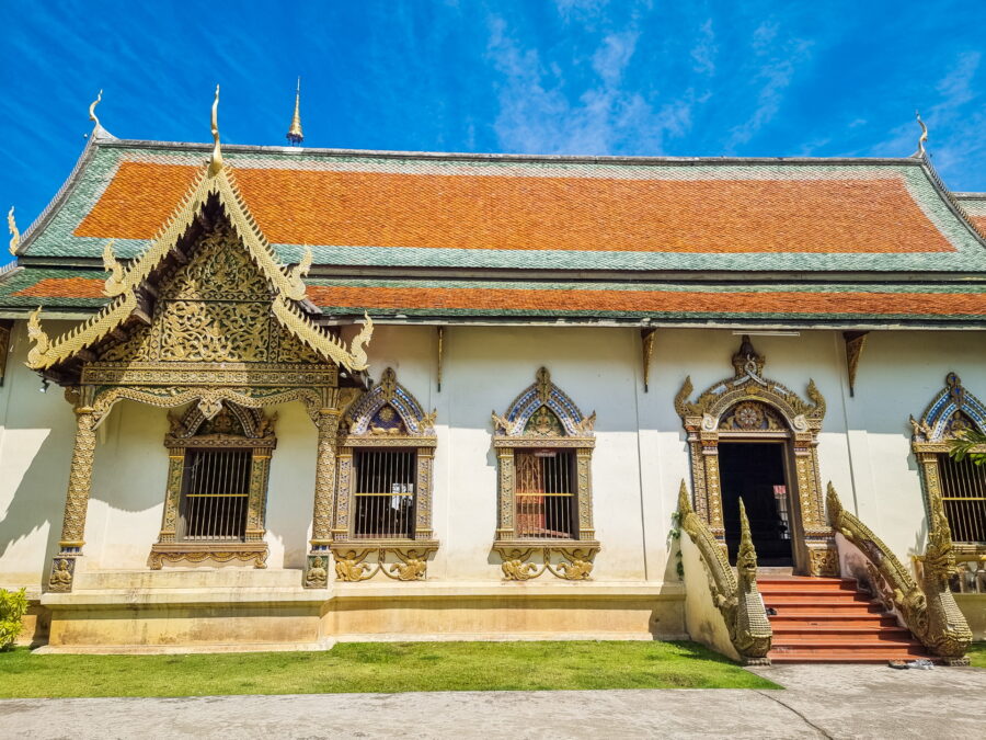 small viharn at wat chiang mai old town chiang mai