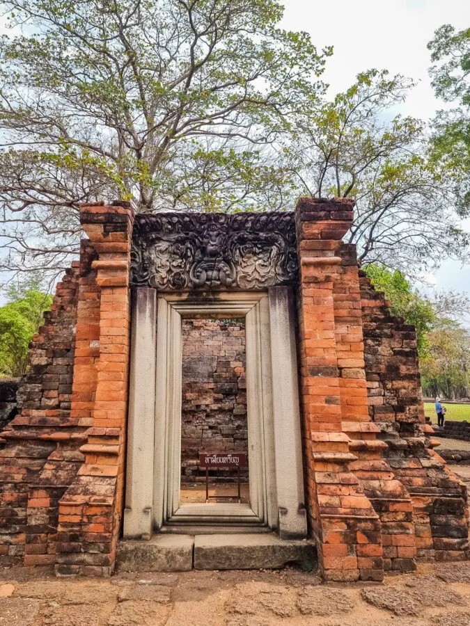small tower prang song phi nong historical park of si thep phetchabun