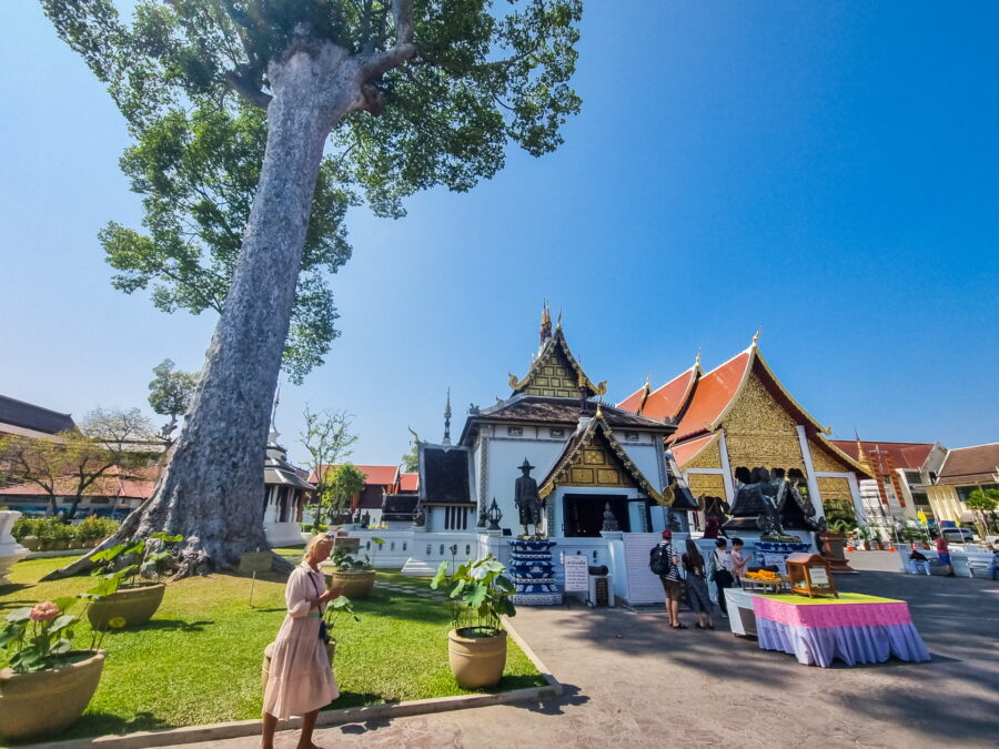 pillar of the city san lak mueang wat chedi luang chiang mai