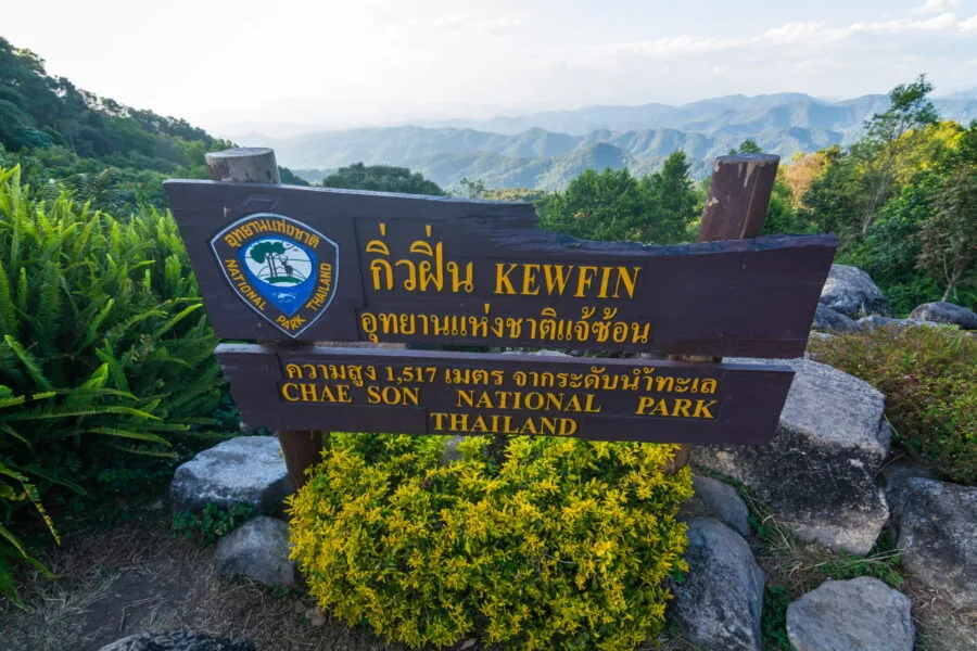 viewpoint of kew end mae kampong chiang mai