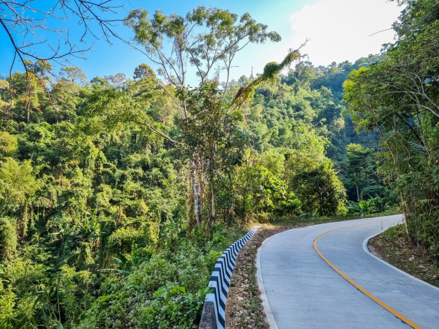 route menant a pilok kanchanaburi