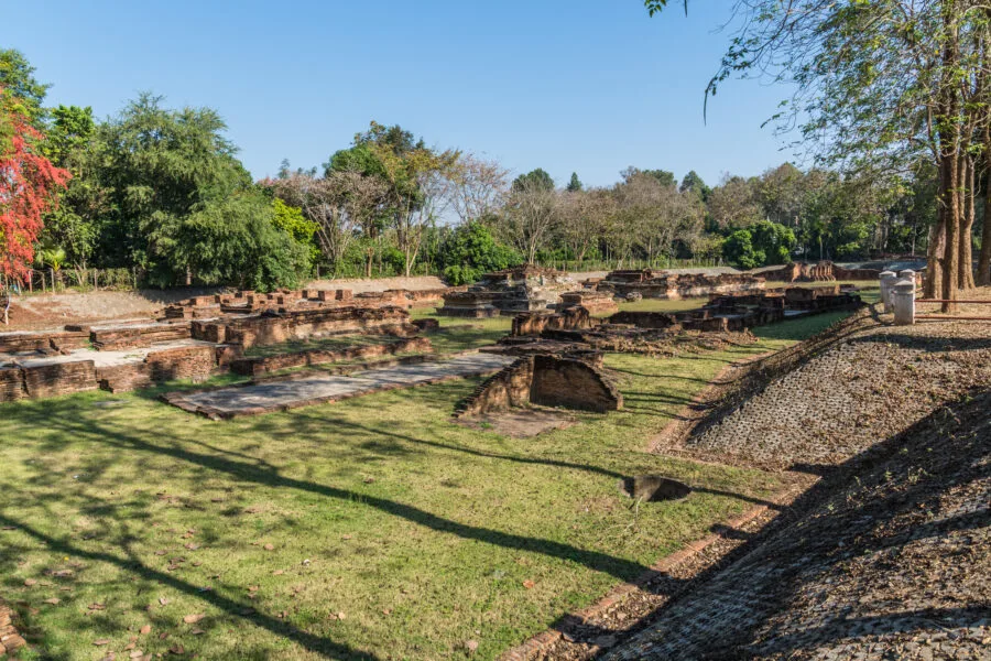 ruin wat nan chang wiang kum kam chiang mai