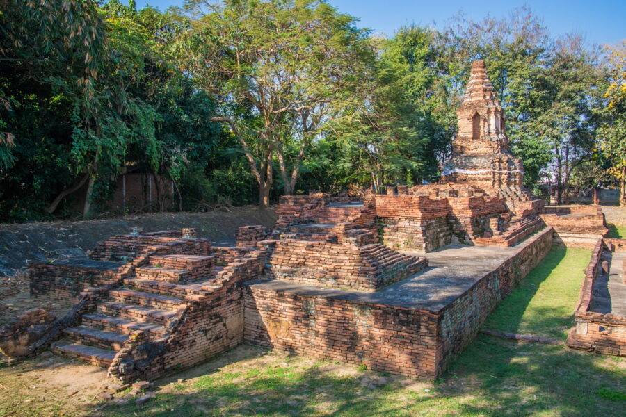 ruine wat pupia wiang kum kam chiang mai