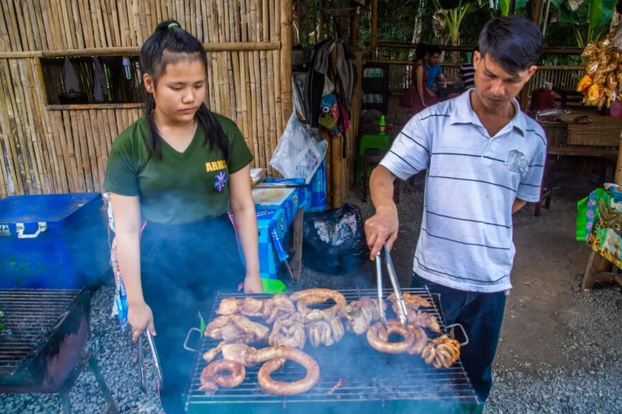 street food village mae kampong chiang mai