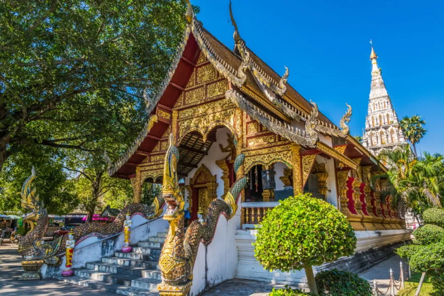 viharn at wat chedi liam wiang kum kam chiang mai