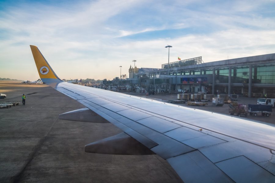 arrival airport yangon burma