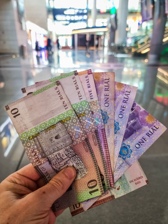billets rial omanais aeroport mascate oman